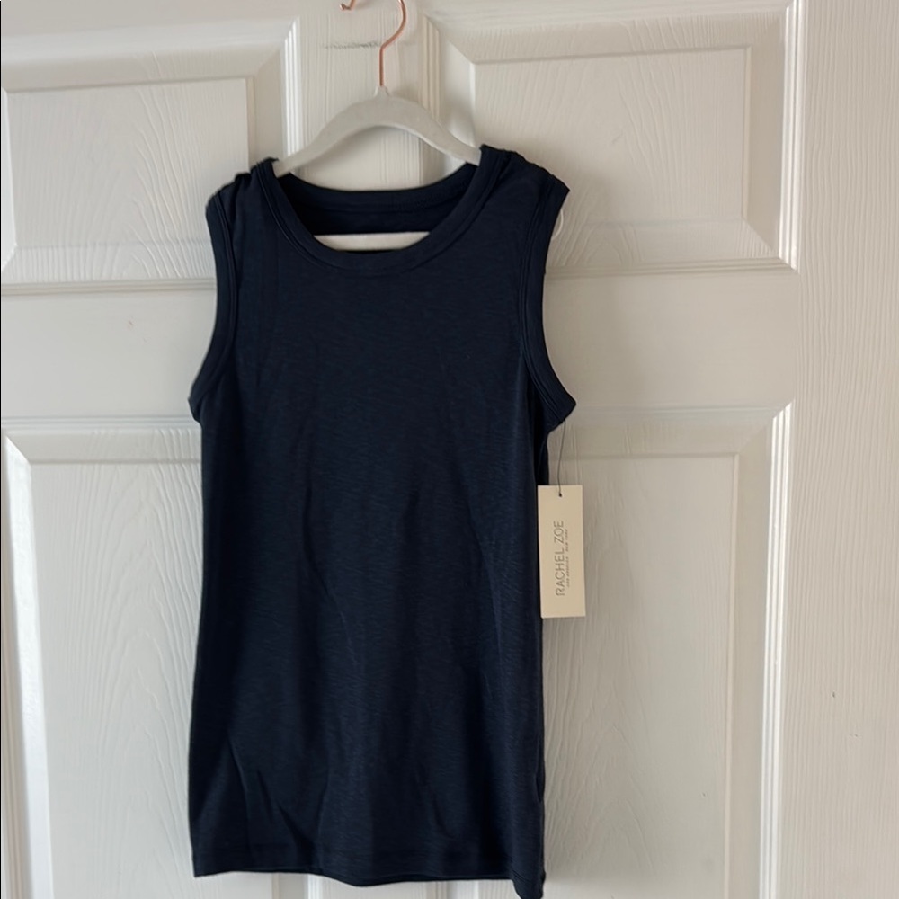 Navy Blue Sleeveless Tank nwt Rachel Zoe